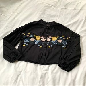 Tinsel Embroidered Blouse